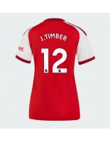 Arsenal Jurrien Timber #12 Domácí Dres pro Dámské 2026-27 Krátký Rukáv